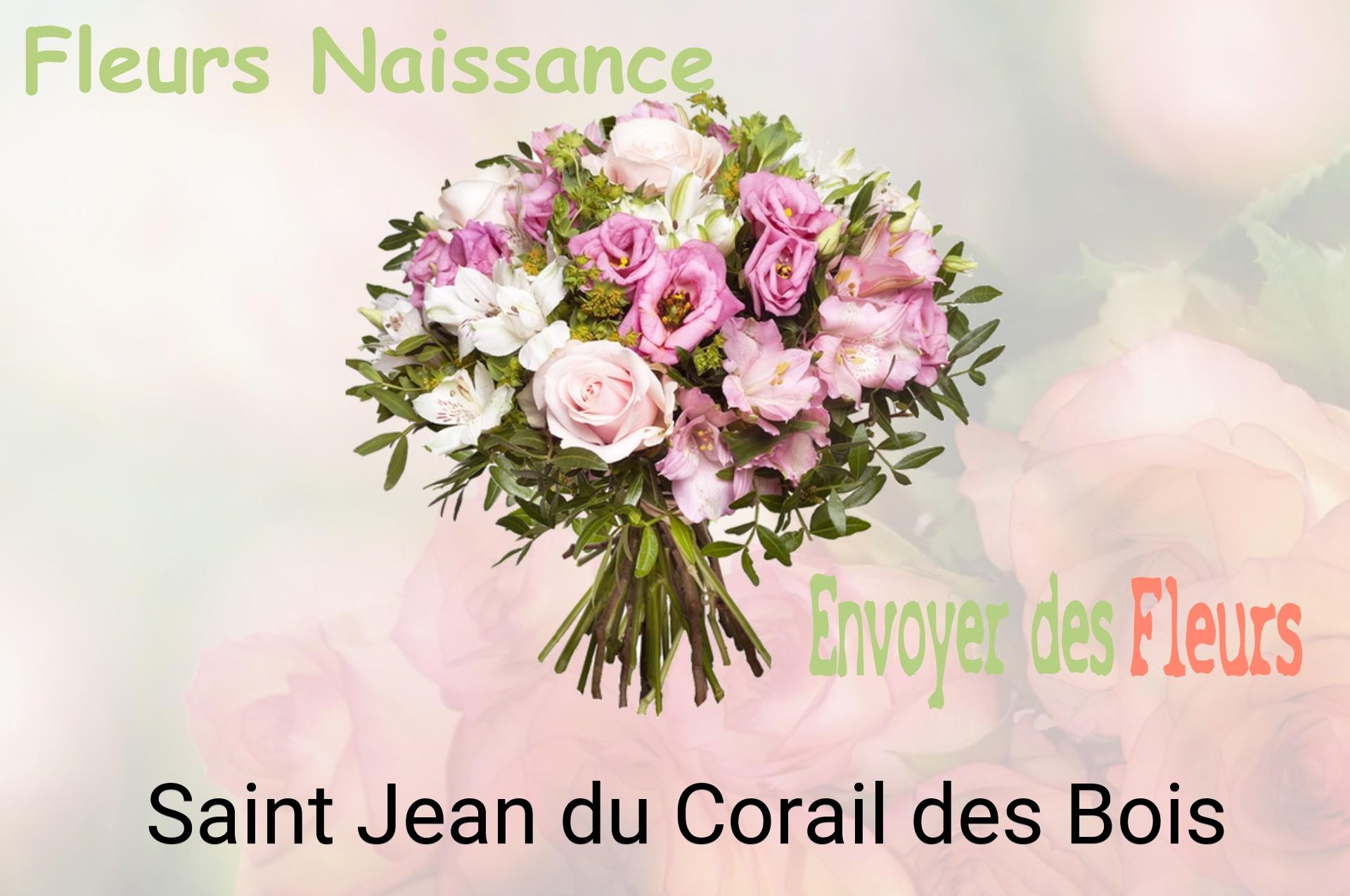 Bouquet de fleurs de naissance livré à Saint-Jean-du-Corail-des-Bois